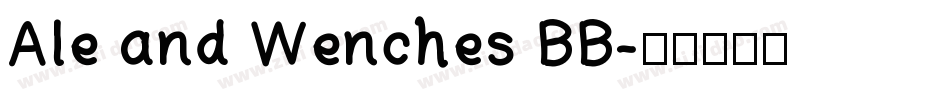 Ale and Wenches BB字体转换